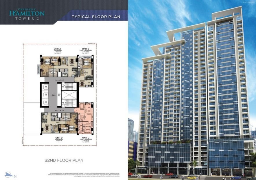Greenbelt Hamilton Tower 2, Metro Manila 0 Condos for sale and rent