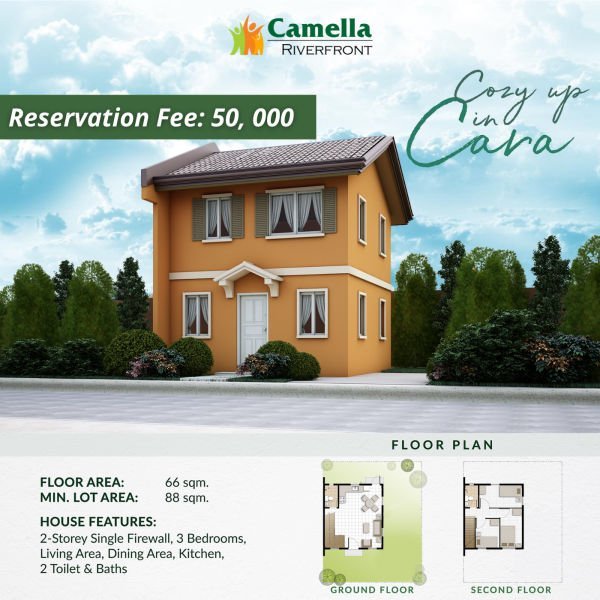 House and Lot for Sale in Cebu | 3-Bedroom Camella Cara