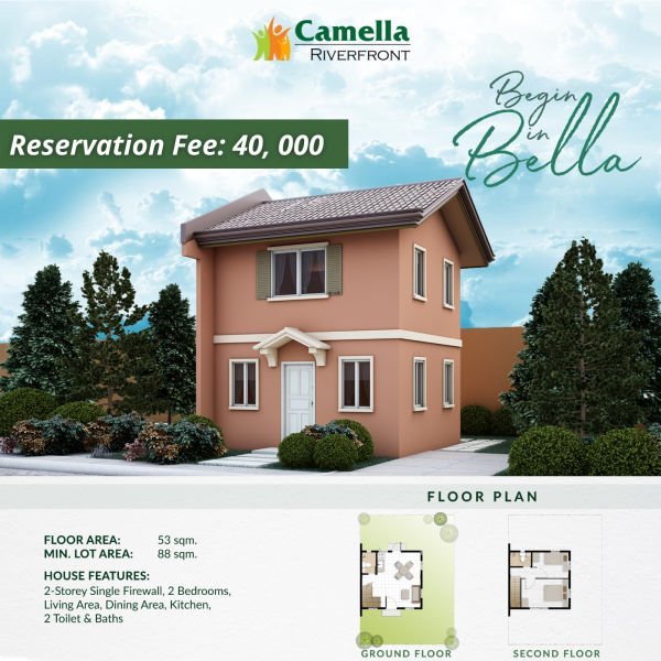 House and Lot for Sale in Cebu | 2-Bedroom Camella Bella