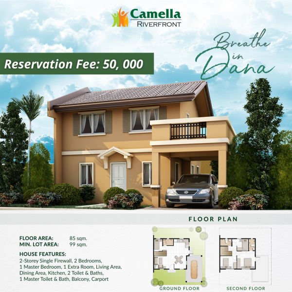 House and Lot for Sale in Cebu | 4-Bedroom Camella Dana