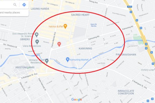 Kamuning quezon city map