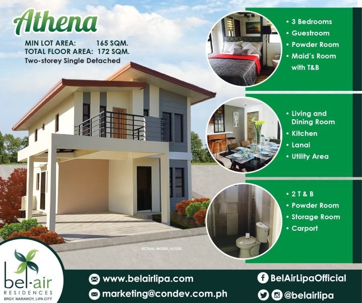 House and Lot Bel Air Residences Lipa Batangas