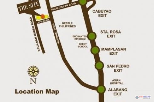 Pulo Cabuyao Laguna Map 130 Sqm. Lot For Sale In Willow Park Homes, Cabuyao, Laguna. 📌 Land For  Sale In Laguna | Dot Property