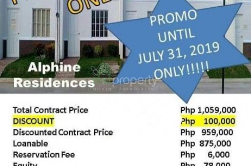 Preselling Project Of Apec Homes Here In Pampanga Reserved Now To Avail Big Big Discount Townhouse For Sale In Pampanga Dot Property